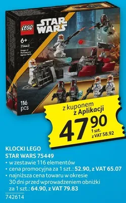 Klocki Lego Star Wars 75449 promocja w Selgros