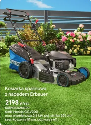 Kosiarka spalinowa z napędem promocja w Castorama