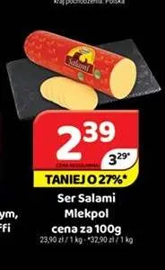 Ser Salami Mlekpol promocja w Delfin