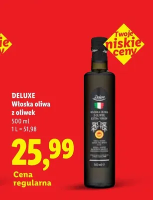 Włoska oliwa z oliwek Deluxe promocja w Lidl