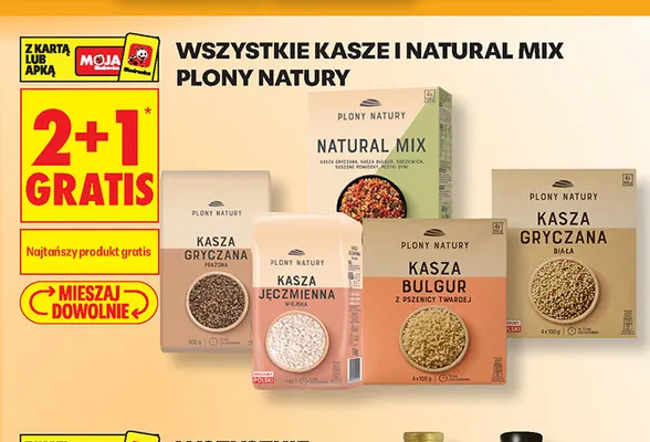 Kasza jęczmienna wiejska Plony Natury promocja w Biedronka