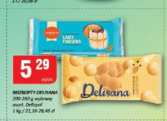 Biszkopty Delisana promocja w Chorten