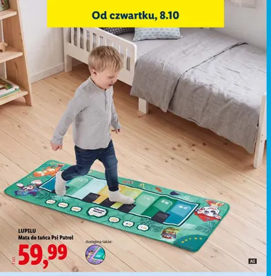 Mata do tańca Psi Patrol Lupilu promocja w Lidl