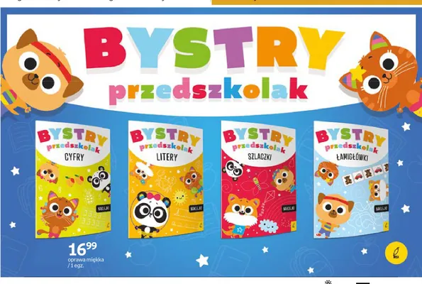 Książka Bystry przedszkolak Cyfry Wilga promocja w Empik