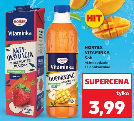 Sok Vitaminka, różne rodzaje promocja w Kaufland