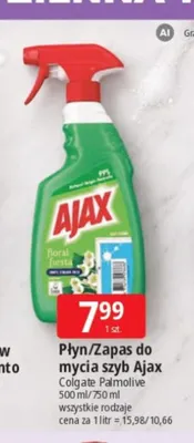 Płyn do mycia szyb Ajax promocja w Leclerc