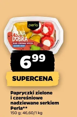Papryczki czereśniowe nadziewane serkiem Perla promocja w Netto