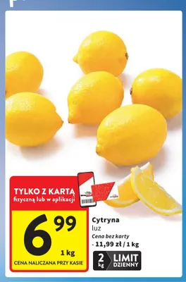 Cytryny promocja w Intermarche