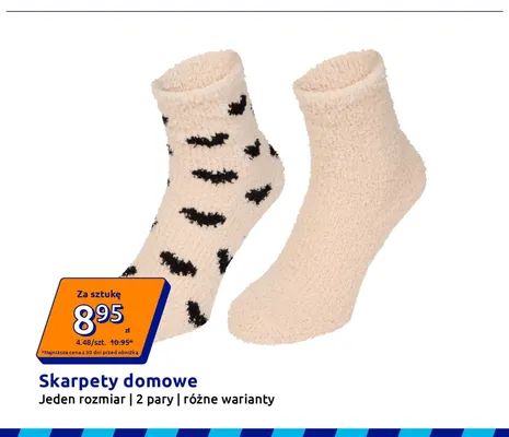 Skarpety domowe 2-pak promocja w Action