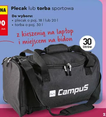 Torba sportowa Puma promocja w Biedronka