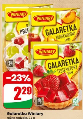 Galaretka brzoskwiniowy smak promocja w Dino