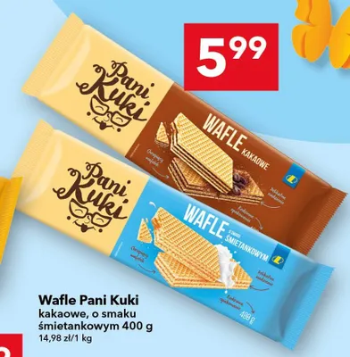 Wafle Pani Kuki kakaowe promocja w LEWIATAN