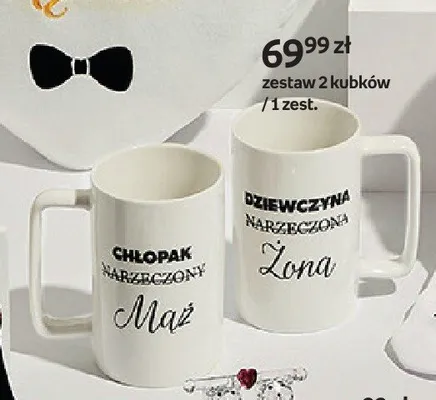 Zestaw 2 kubków Chłopak Dziewczyna promocja w Empik