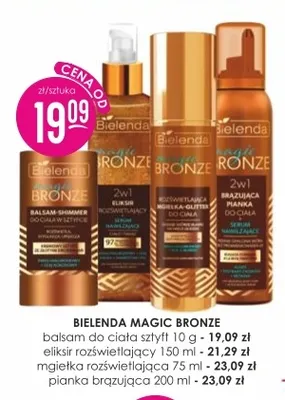Pianka brązująca Bielenda Magic Bronze promocja w Drogerie Jasmin