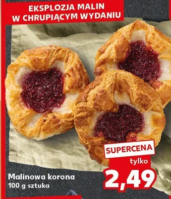 Malinowa korona promocja w Kaufland