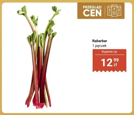 Rabarbar promocja w Biedronka
