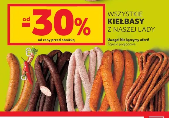 Kiełbasy z naszej lady promocja w Kaufland