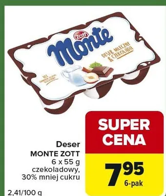 Deser Monte Choco Balls czekoladowy promocja w Carrefour Express