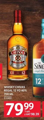 Whisky Chivas Regal 12 YO 40% promocja w Selgros