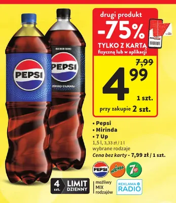 Napój gazowany 7 Up promocja w Intermarche