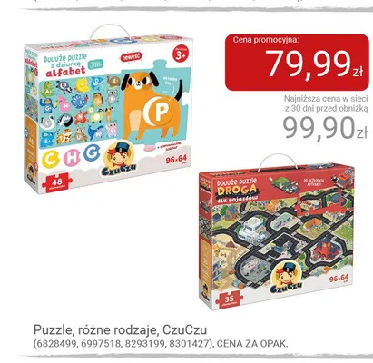 Puzzle duże CzuCzu promocja w Smyk