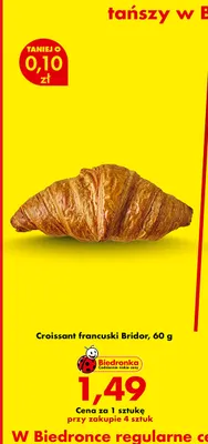 Croissant francuski Bridor promocja w Biedronka
