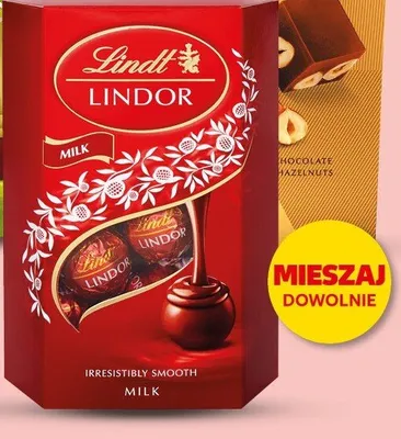 Praliny Lindt Lindor Milk promocja w Kaufland