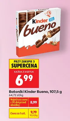 Batoniki Bueno promocja w Biedronka