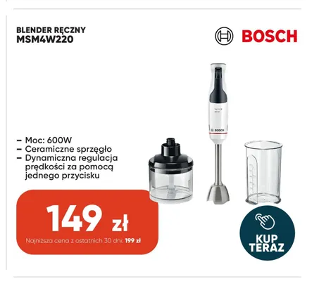 Blender ręczny 250 w promocja w Max Elektro
