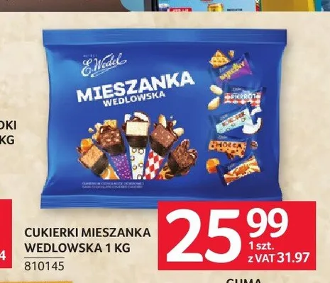 Cukierki Mieszanka Wedlowska E.Wedel promocja w Selgros