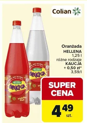 Oranżada różne rodzaje promocja w Carrefour