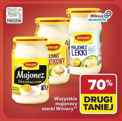 Majonez Dekoracyjny Winiary promocja w Carrefour