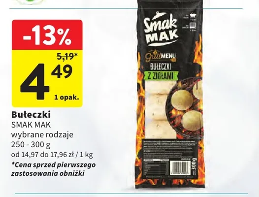 Bułeczki z ziołami Smak Mak promocja w Intermarche