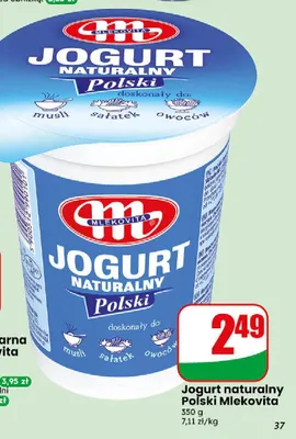Jogurt naturalny Polski Mlekovita promocja w Dino