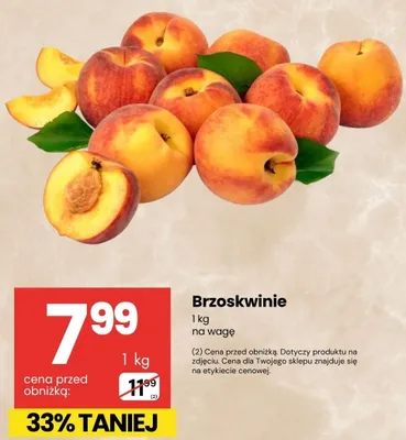 Brzoskwinie promocja w Delikatesy Centrum