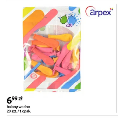 Balony wodne Arpex 20-pak promocja w Empik