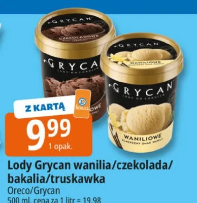 Lody wanilia promocja w Leclerc