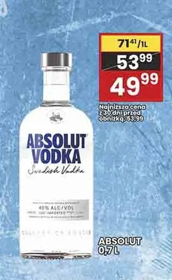 Wódka Absolut promocja w Wafelek