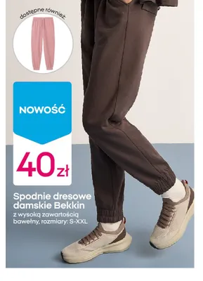Spodnie dresowe damskie Bekkin promocja w Pepco