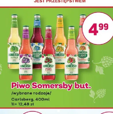 Piwo smakowe Somersby Apple promocja w Bliski