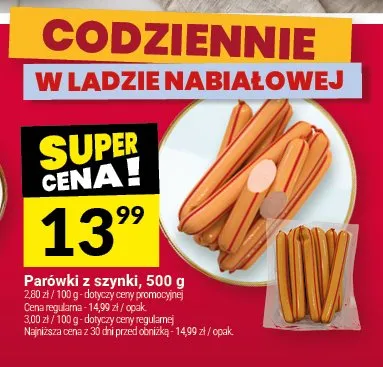 Parówki z szynki Białecki Kuchnia promocja w Twój Market