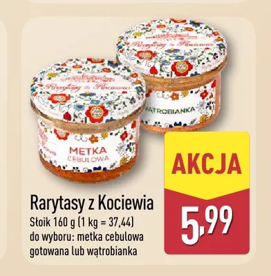 Metka cebulowa gotowana Rarytasy z Kociewia promocja w Aldi