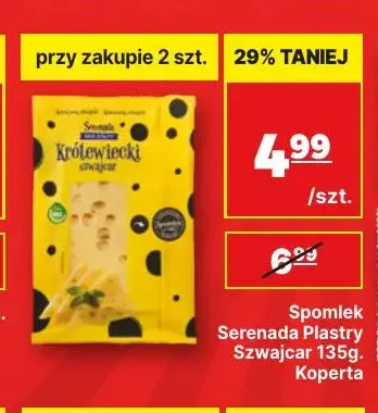 Ser Szwajcar w plastrach Serenada promocja w API Market