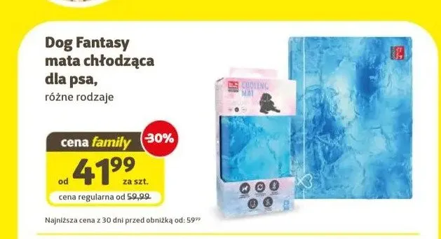 Mata chłodząca dla psa Dog Fantasy promocja w Super Zoo