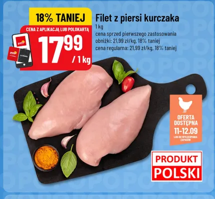 Filet z piersi kurczaka promocja w POLOmarket