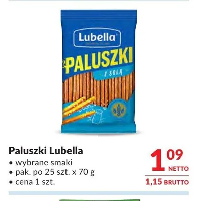 Paluszki Lubella promocja w Makro