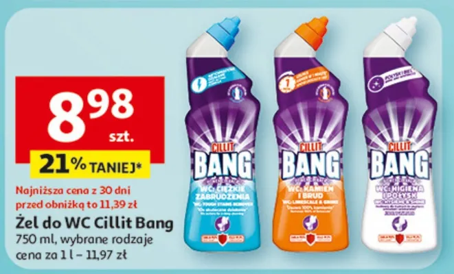Żel do WC cilit promocja w Auchan