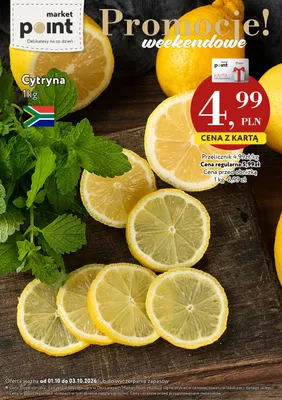 Cytryny promocja w Market Point