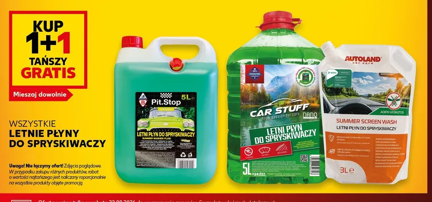 Letni płyn do spryskiwaczy Car Stuff promocja w Kaufland