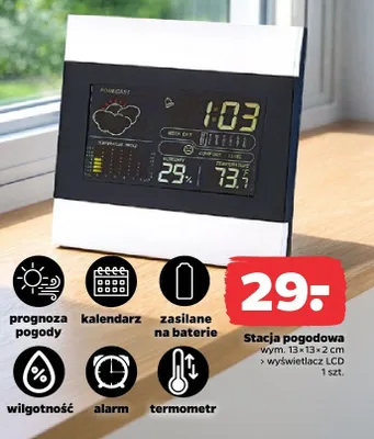 Stacja pogodowa promocja w Netto